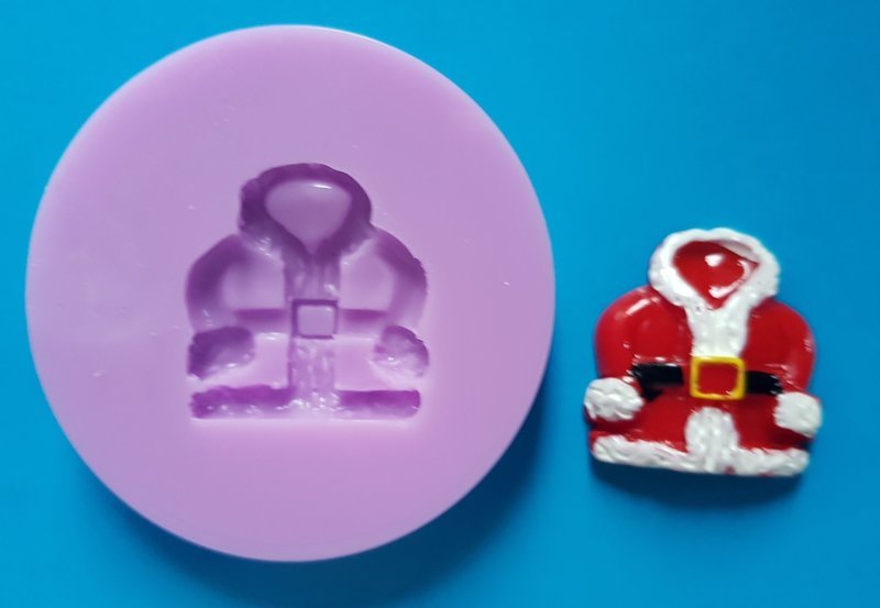SANTAS COAT CHRISTMAS SILICONE MOULD