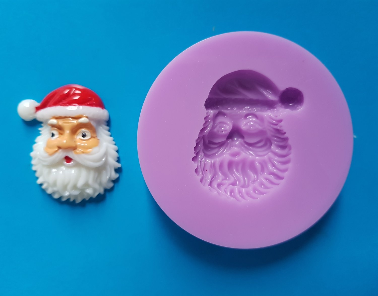 SANTAS FACE 002 CHRISTMAS SILICONE MOULD