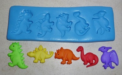 NEW DINOSAURS SILICONE MOULD