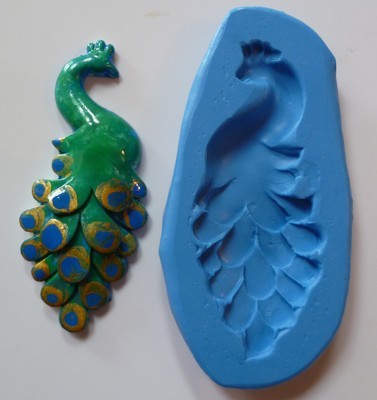 PEACOCK SILICONE MOULD