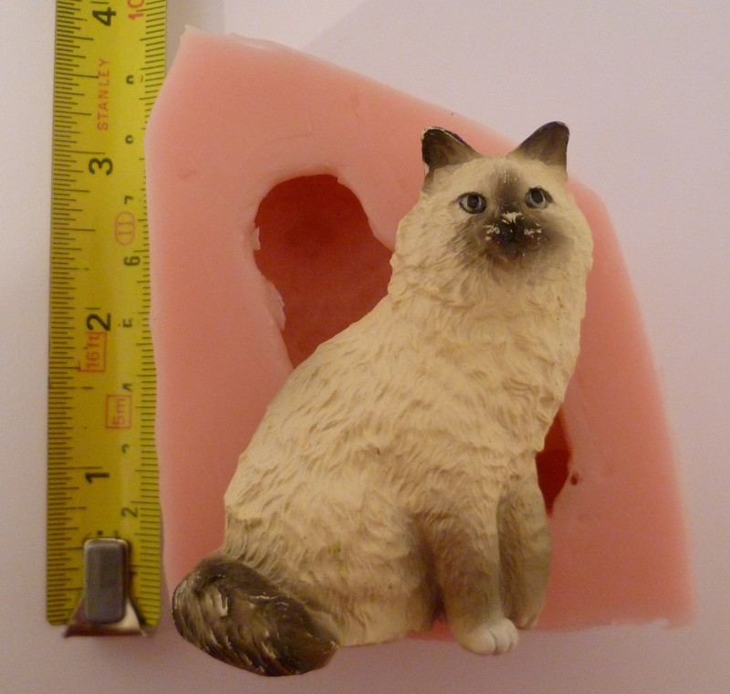 BURMESE / PERSIAN CAT SILICONE MOULD