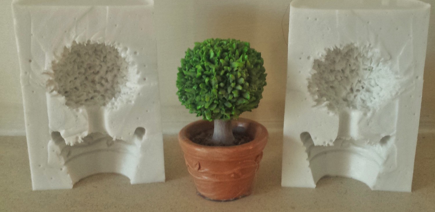 3D TOPIARY TREE SILICONE MOULD