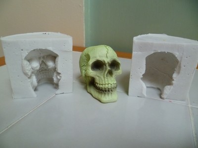 3D 5CM SKULL SILICONE MOULD