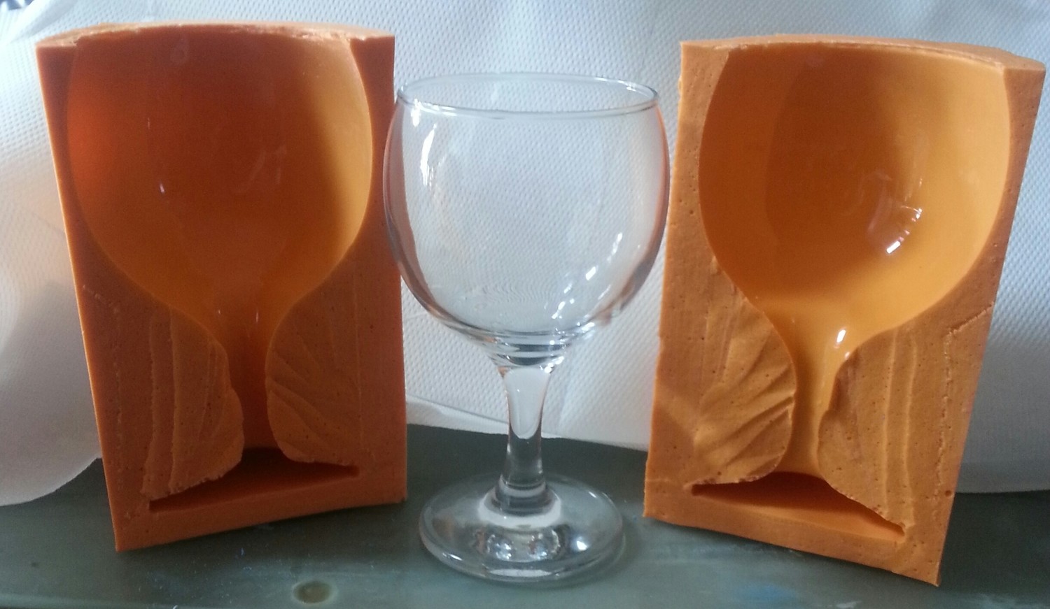 3D WINE GLASS SILICONE MOULD