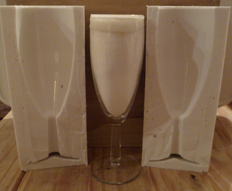 EMLEMS 3D CHAMPAGNE FLUTE SILICONE MOULD