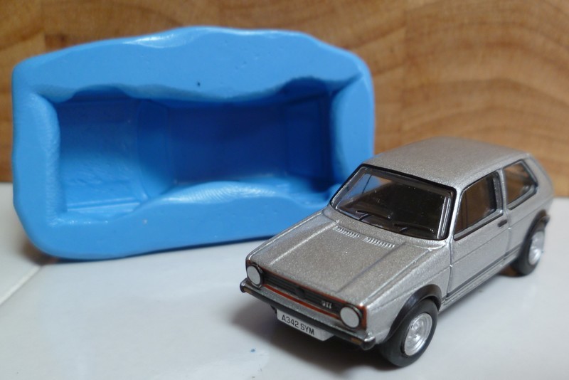 3D VW GOLF GTI CAR SILICONE MOULD