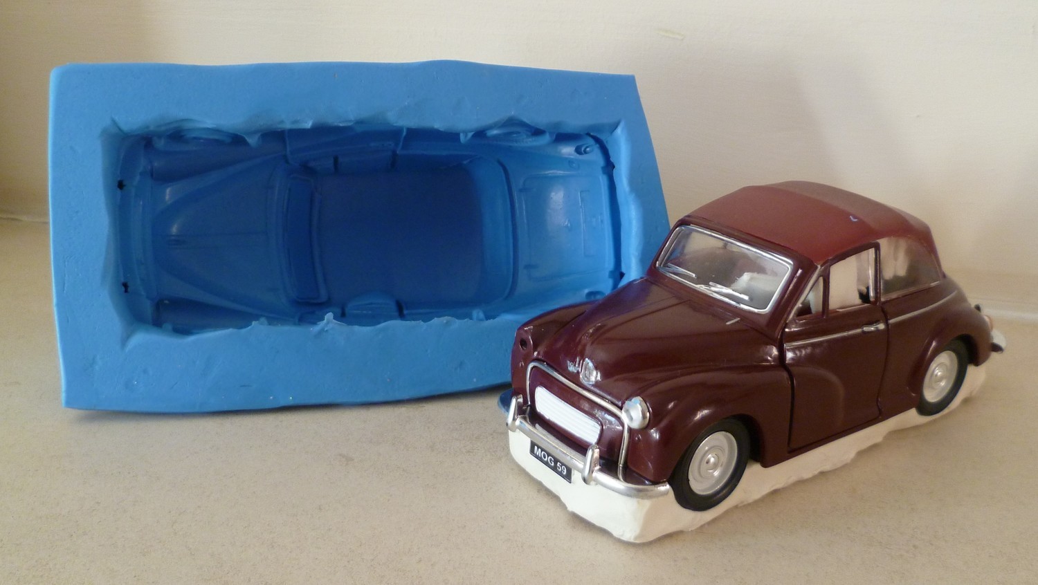 3D LARGE MORRIS MINOR SILICONE MOULD