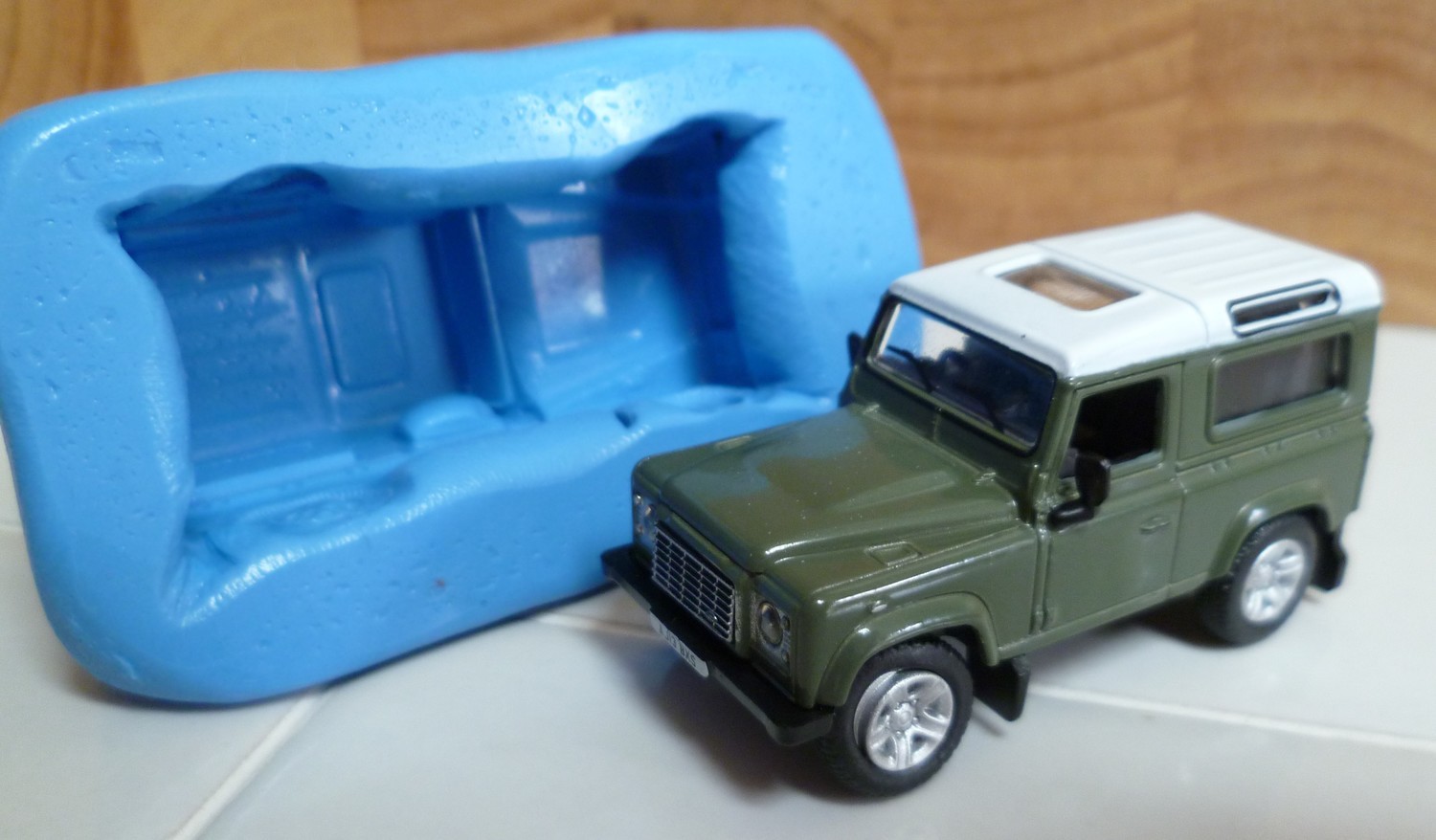 3D LAND ROVER DEFENDER SILICONE MOULD