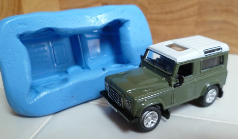 EMLEMS 3D LAND ROVER DEFENDER SILICONE MOULD