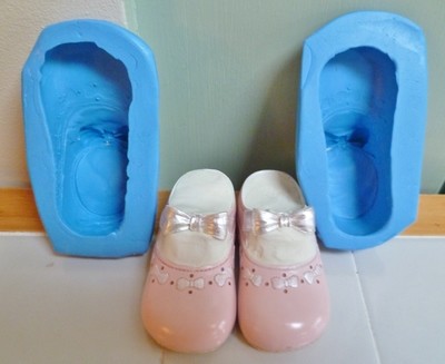 3D LIFE SIZE BABY SHOES SILICONE MOULDS
