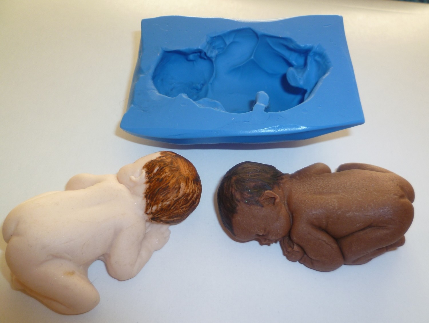 3D SLEEPING BABY SILICONE MOULD