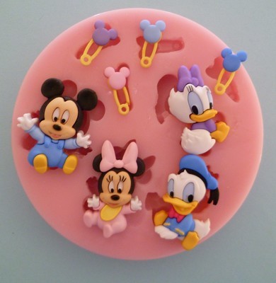 BABY mickey minnie CHARACTERS SILICONE MOULD