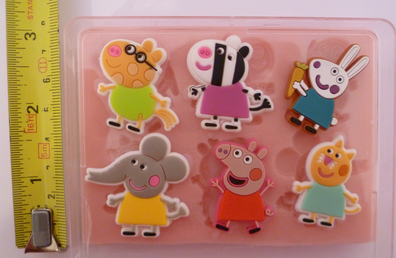 PEPPA PIG FRIENDS 001 SILICONE MOULD