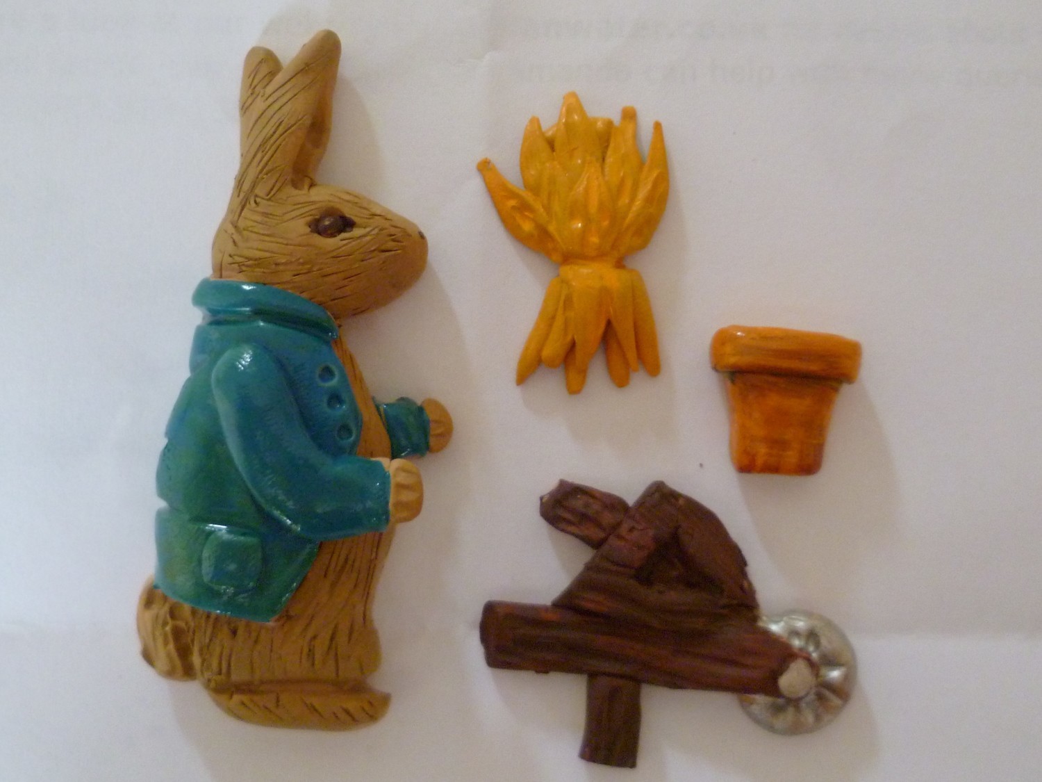PETER RABBIT SET OF SILICONE MOULDS
