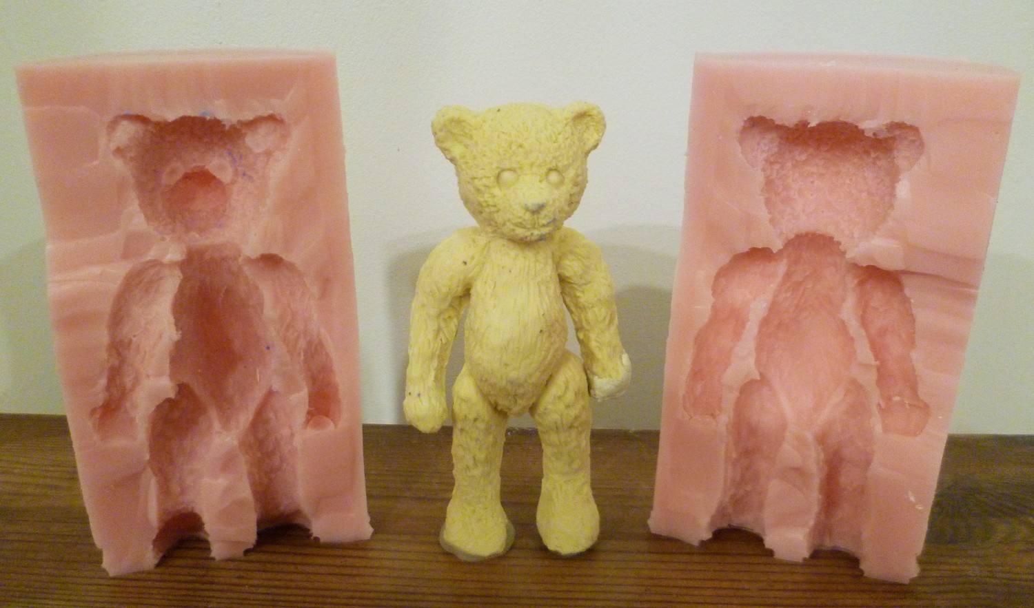3D TRADITIONAL TEDDY BEAR SILICONE MOULD