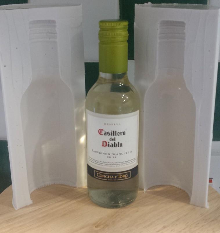 SMALL 3D WINE BOTTLE SILICONE MOULD
