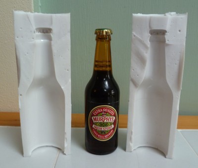 MINIATURE 3D BEER BOTTLE SILICONE MOULD