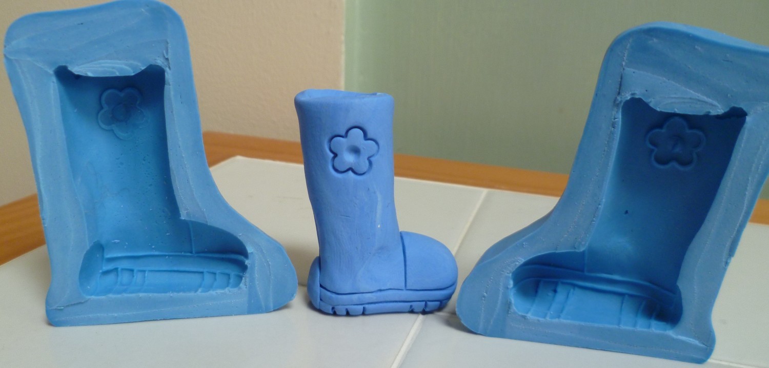 3D WELLINGTON BOOT SILICONE MOULD