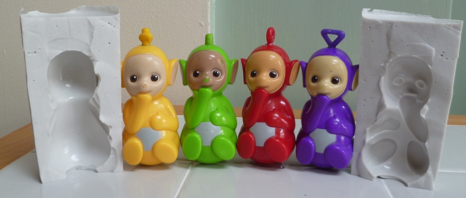 3D TELETUBBY SILICONE MOULD