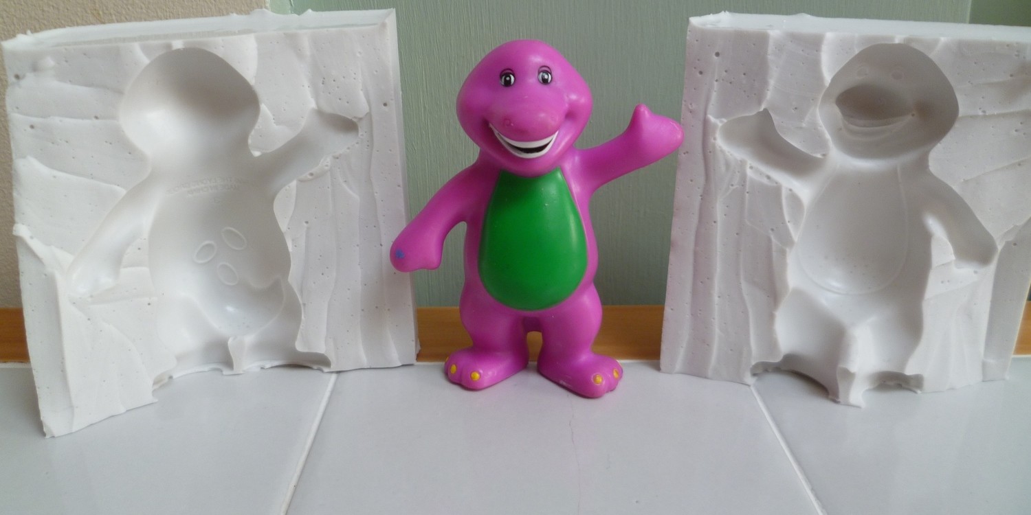 3D BARNEY SILICONE MOULD
