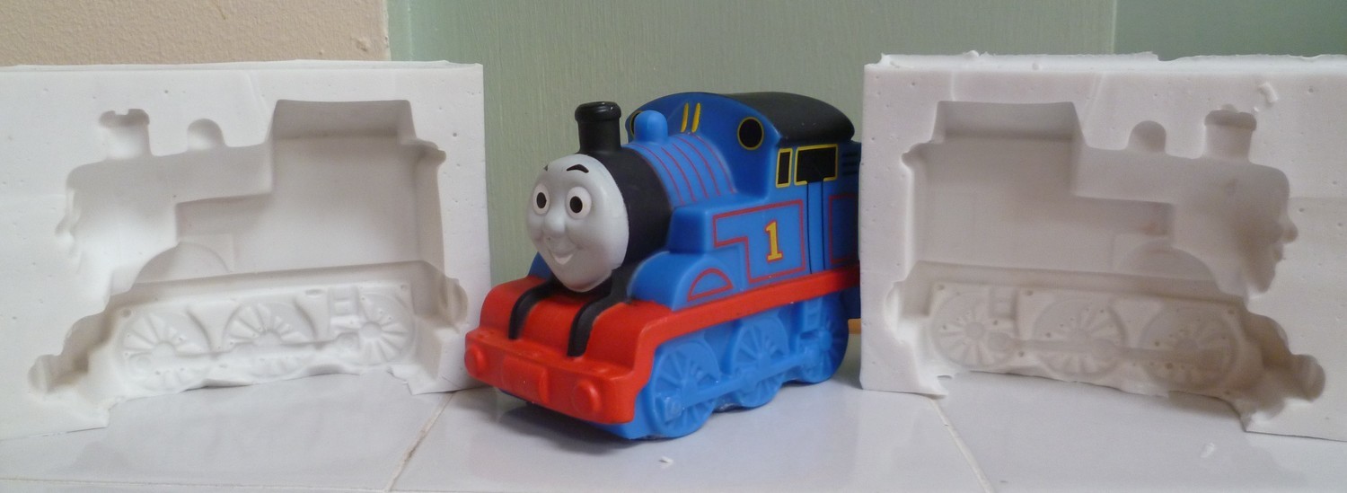 3D THOMAS THE TANK ENGINE SILICONE MOULD