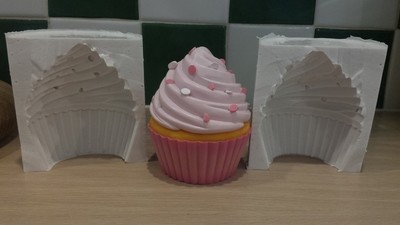 3D CUPCAKE SILICONE MOULD