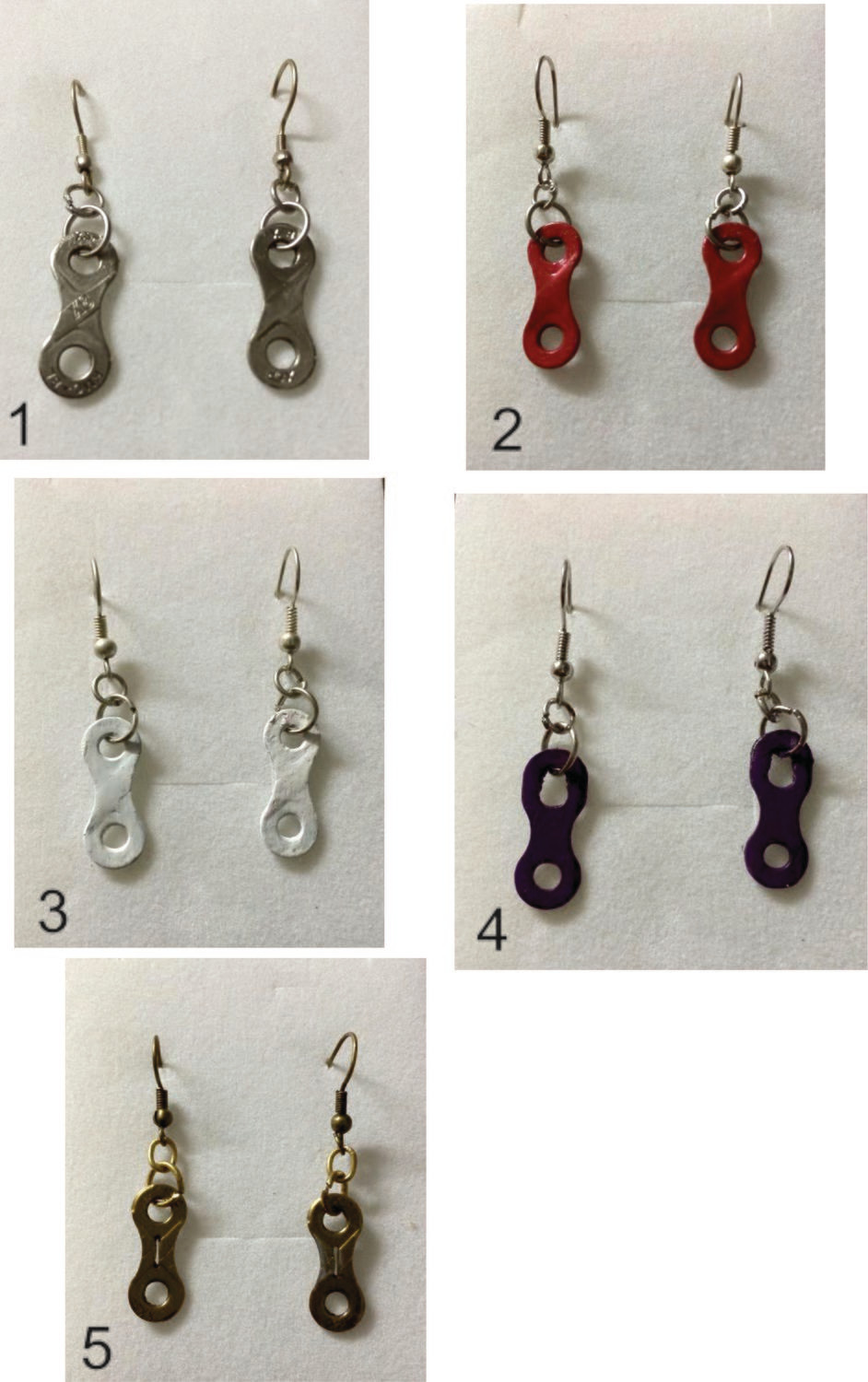 Pendientes Simples Bicicla