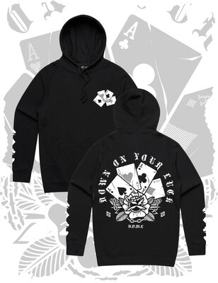 Down On Your Luck Pullover Hoodie - Black