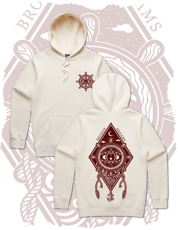 Broken Dreams Pullover Hoodie - Cream
