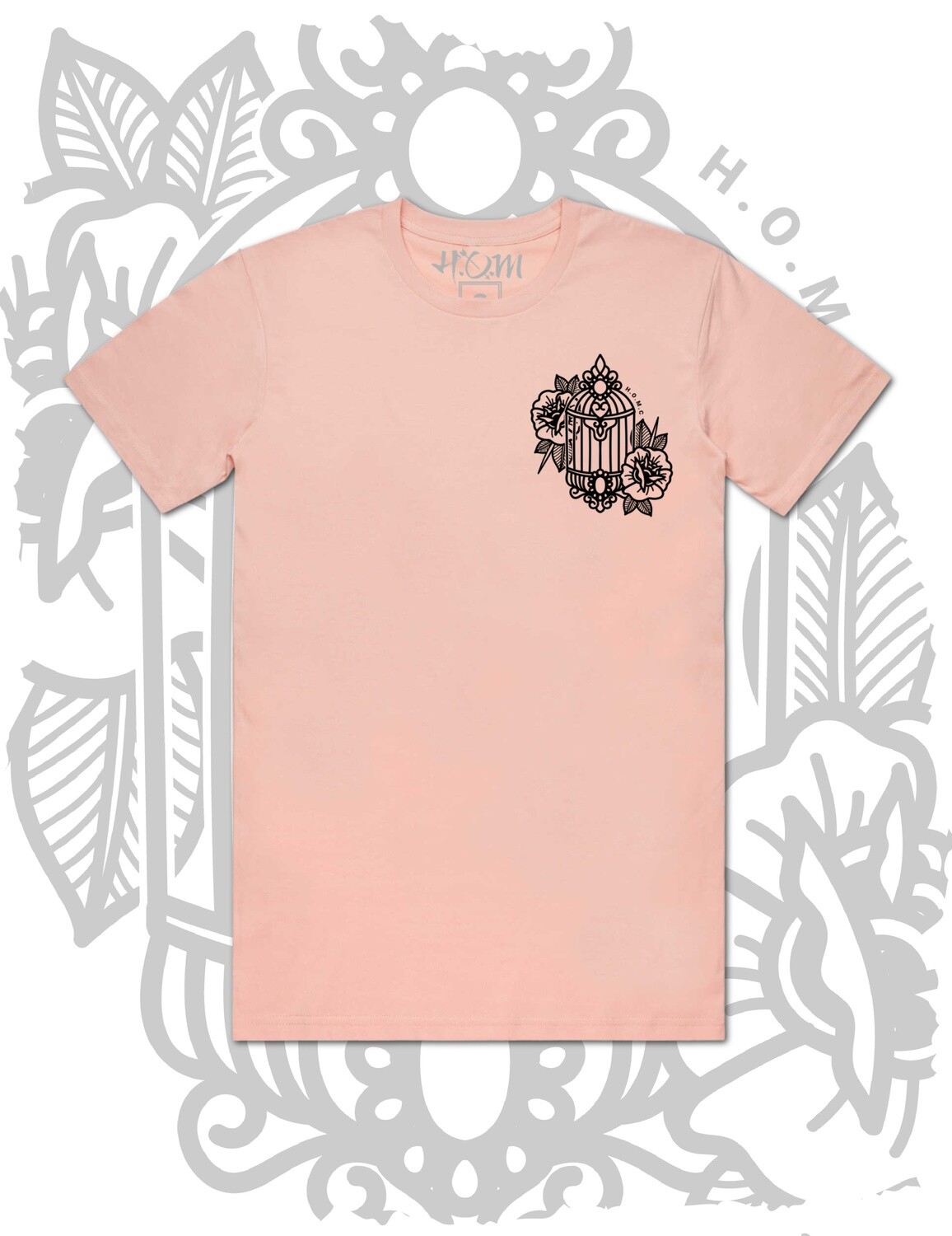 Cage T-Shirt - Peach