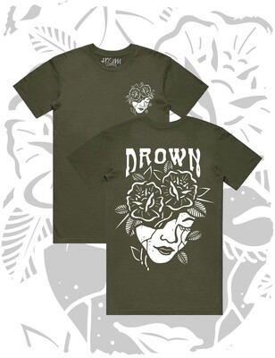 Drown T-Shirt - Dark Olive