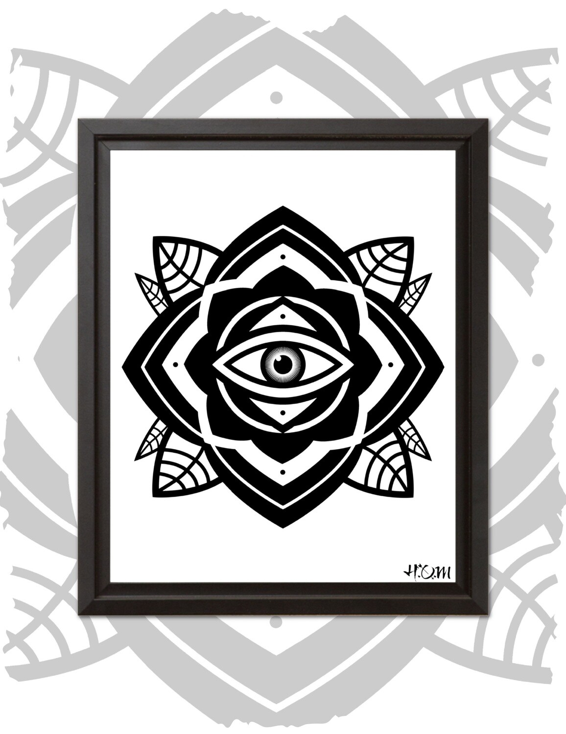 Eye Mandala Print