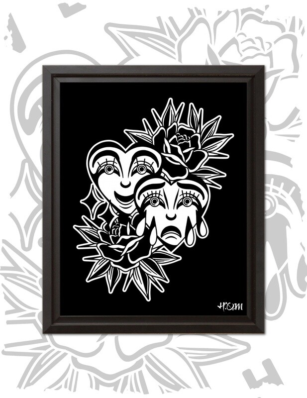 Love &amp; Hate Print