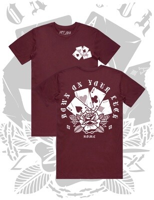 Down On Your Luck T-Shirt - Maroon