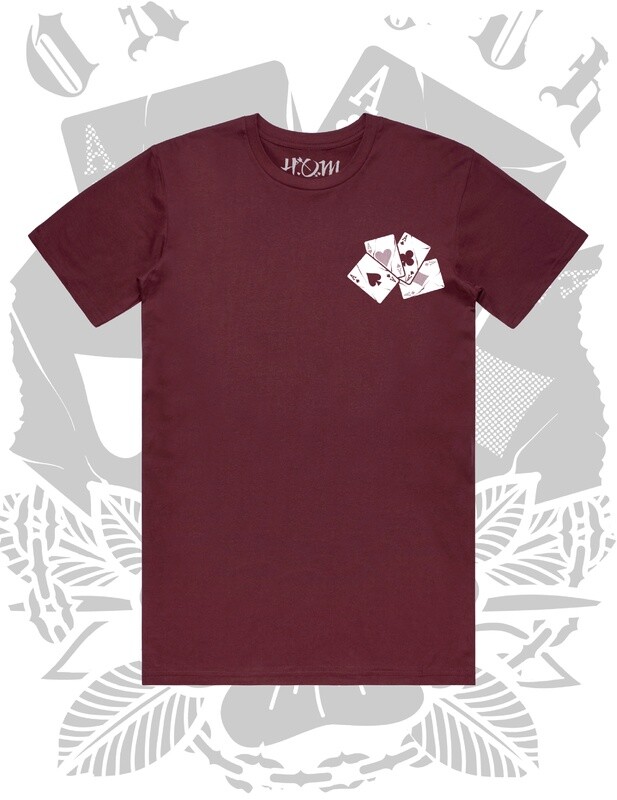 Down On Your Luck T-Shirt - Maroon