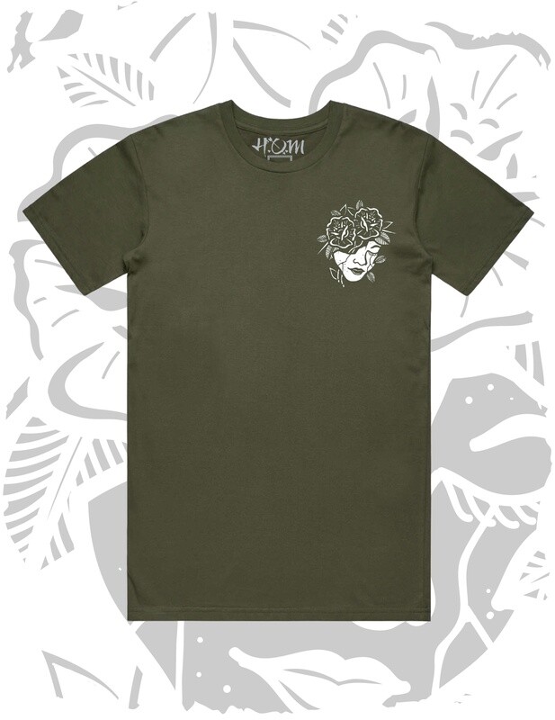 Drown T-Shirt - Dark Olive