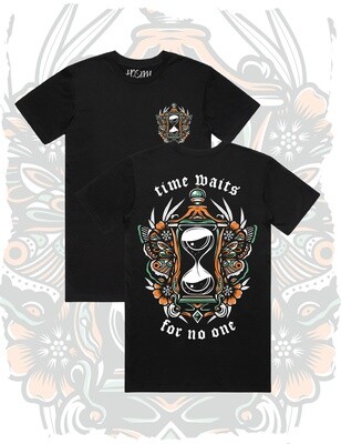 Time Waits For No One T-Shirt - Black