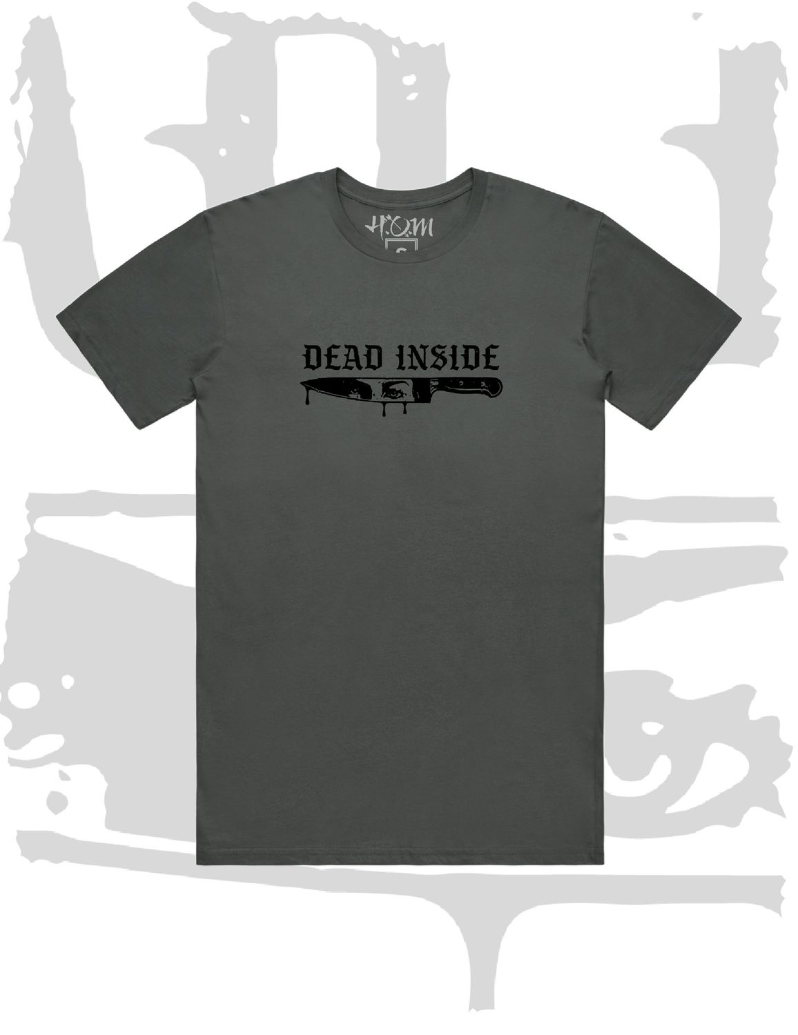 Dead Inside T-Shirt - Charcoal