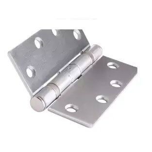 4.5 x 4" Storefront Dull Chrome Hinge (Each)