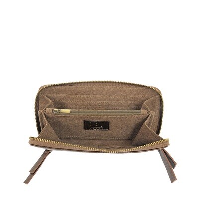 Joy Susan Chloe Zip Wallet Bronze