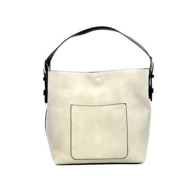 Joy Susan Classic Hobo Handbag Stone