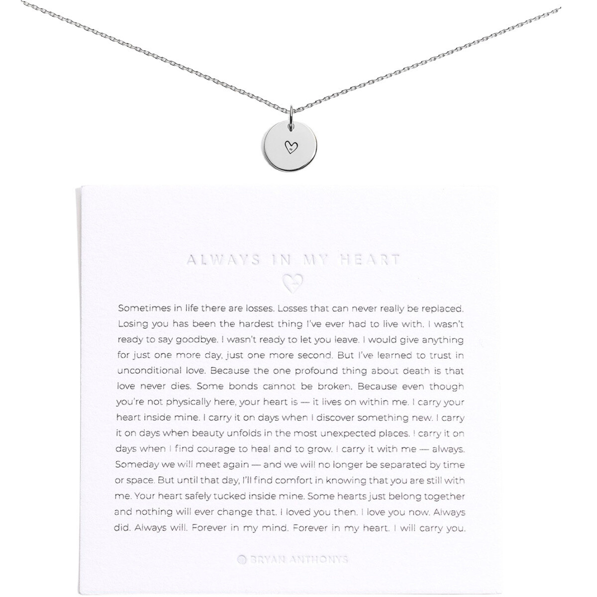 Bryan Anthonys Demi Fine Always In My Heart Stacker Necklace