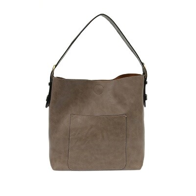 Joy Susan Classic Hobo Handbag Mushroom