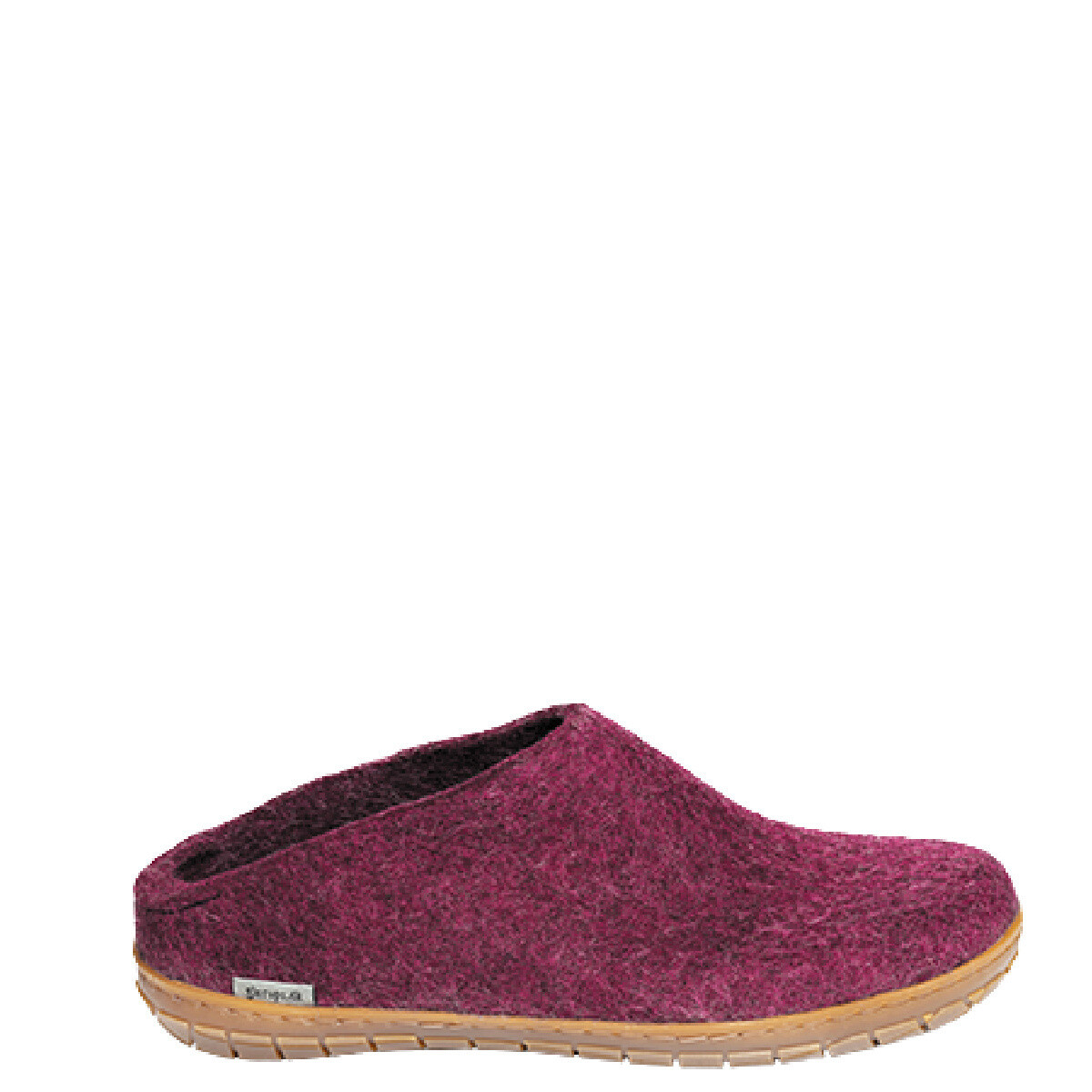 Glerups Unisex Slip On Honey Rubber Cranberry