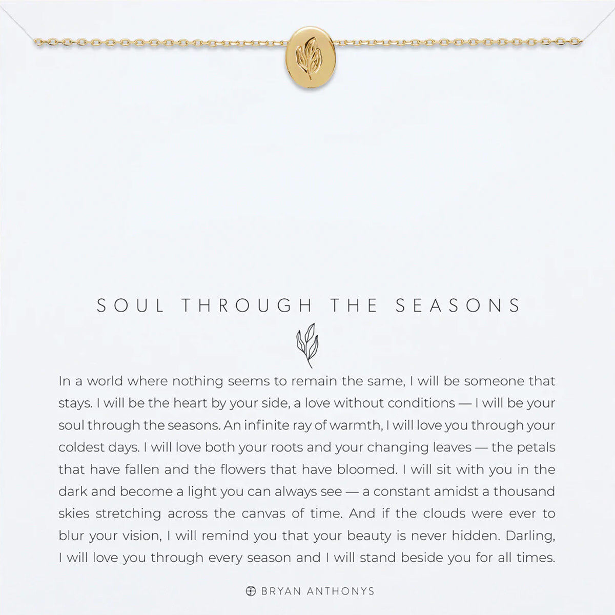 Bryan Anthonys Soul Through the Seasons Necklace