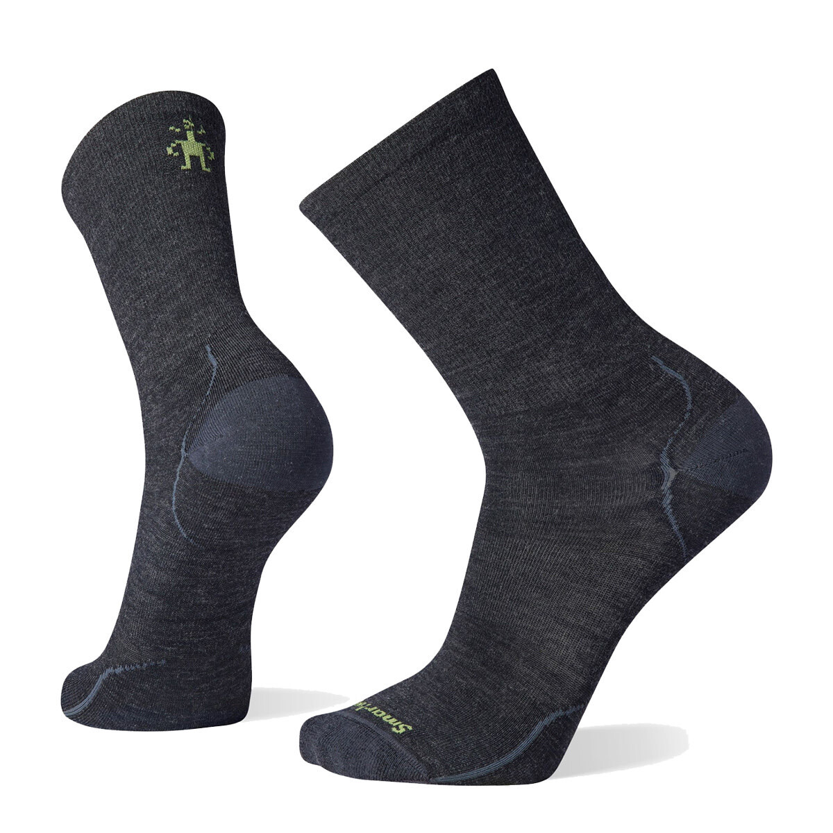 Smartwool Unisex Everyday Anchor Line Crew Socks Charcoal