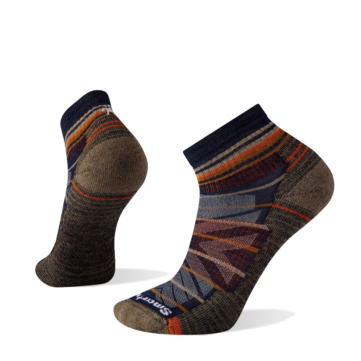 Smartwool Unisex Hike Light Cushion Pattern Ankle Socks Deep Navy