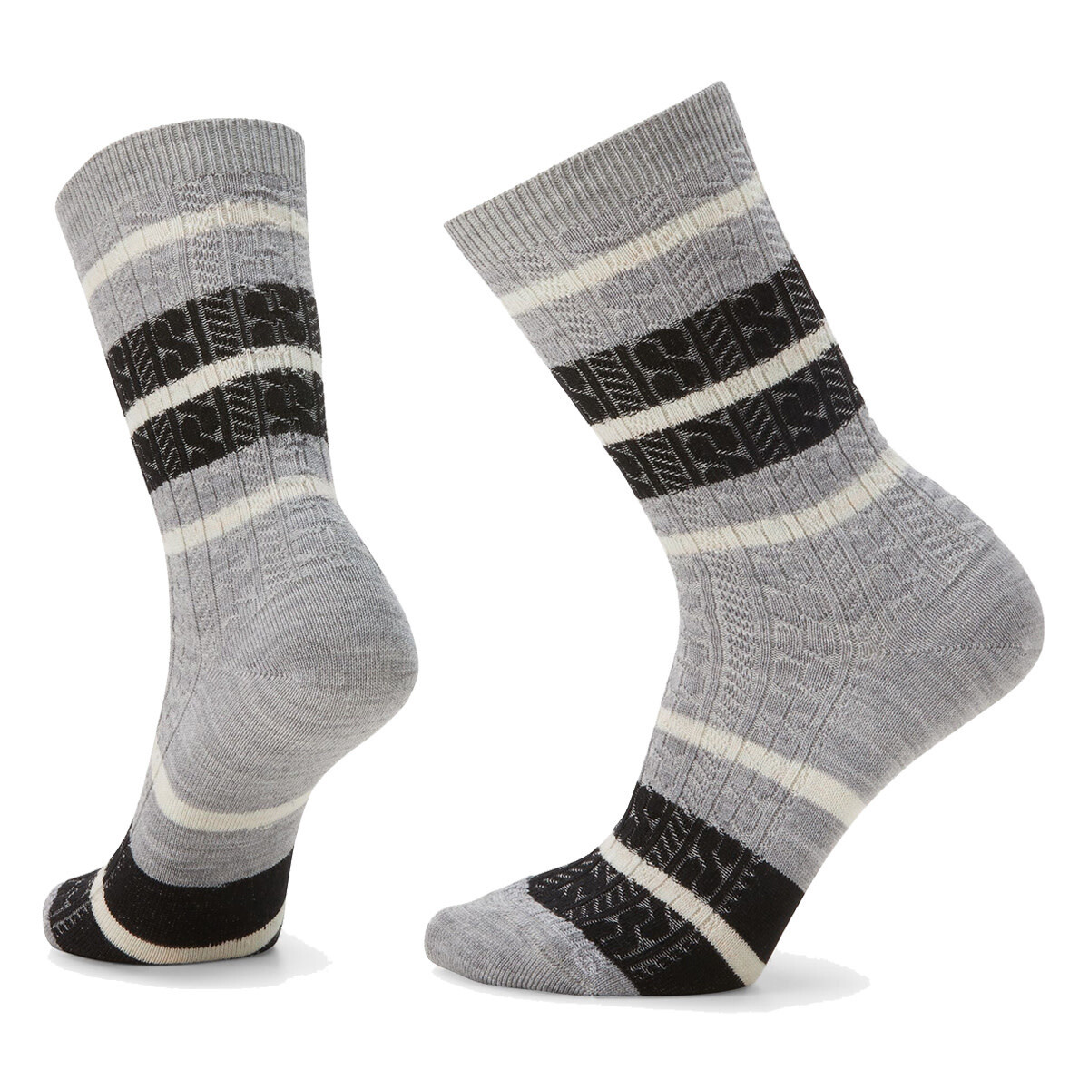 Smartwool Women&#39;s Everyday Striped Cable Crew Socks