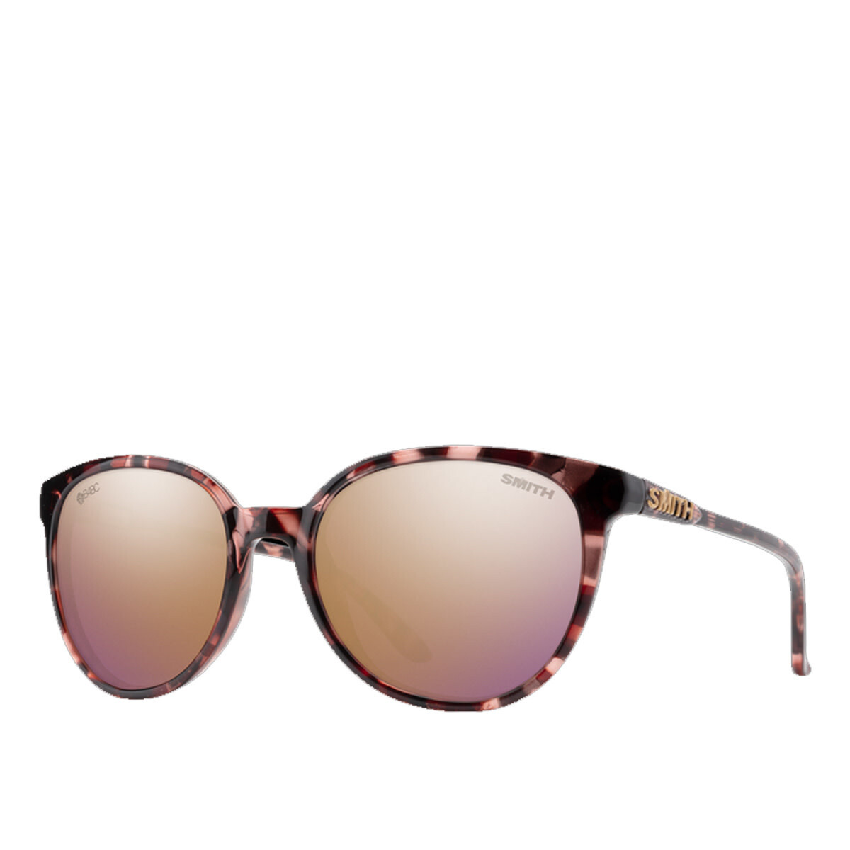 Smith Cheetah B4BC Rose Tortoise + ChromaPop Polarized Rose Gold Lens