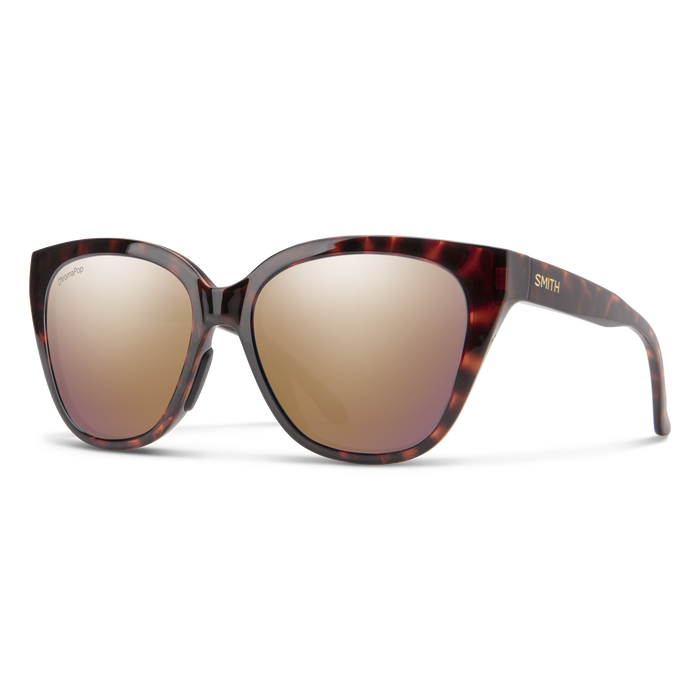 Smith Era Tortoise + ChromaPop Polarized Rose Gold Mirror Lens